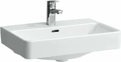 Obrázek produktu pro Laufen LF Pro S Compact WT, 81795.9, 1 otvor pro kohoutek, s přepadem, spodní strana uzavřená, 600x380, bílá, 1 ks.