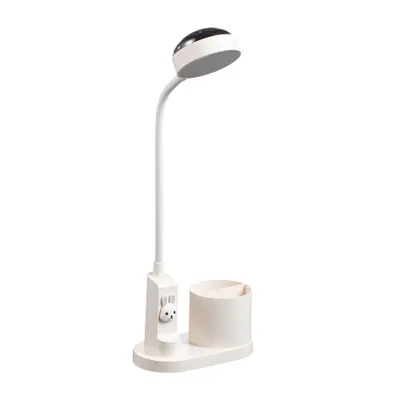 Imagen del producto de Lámpara de escritorio LED 2 en 1, versátil, con función de proyector, color blanco