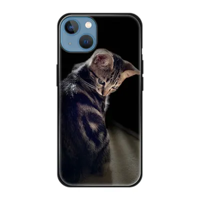 Produktbild von König Design Hülle kompatibel mit Apple iPhone 13 Kunststoff Soft Handyhülle - Handy Case Junge Katze