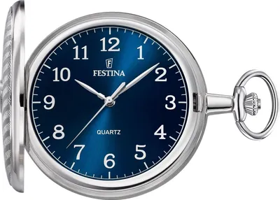 Zdjęcie produktu dla Festina F2021/2 Zegarek kieszonkowy z łańcuszkiem zegarek męski niebieski