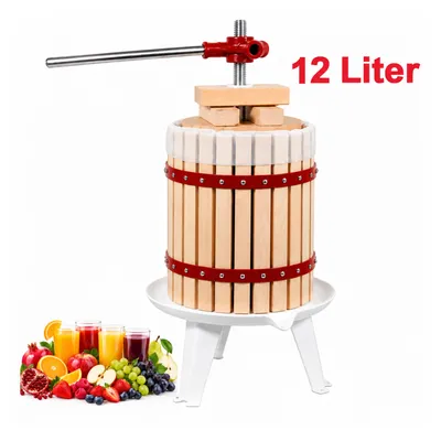 Produktbild von Obstpresse Saftpresse Fruchtpresse Obst Weinpresse inkl. Presstuch 12 L