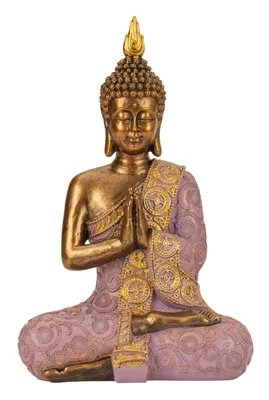 Produktbild von Buddha Harmonie des Lichts – In Lila und Gold