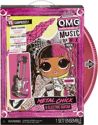 Immagine prodotto di MGA Doll LOL Surprise! OMG ReMix Rock Big Sis Metal Chick con elettrica