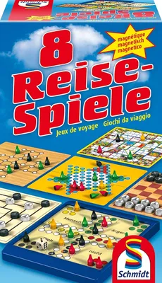 Image de Schmidt Spiele 49102 8 jeux de voyage, magnétiques