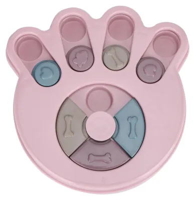 Image de Assiette pour une alimentation lente pour chiens, plateau distributeur de nourriture pour chats, jouet interactif en forme de griffe pour animaux de compagnie