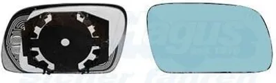 Produktbild von VAN WEZEL Spiegelglas Außenspiegel Rechts für CITROËN XSARA (N1) Blau Getönt Konvex Beheizbar 0956836