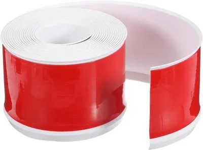 Produktbild von Selbstklebende Wandverkleidung - Wandleiste - Wandabschluss - Selbstklebend Wasserfest - 5 Meter - Weiss