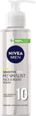 Produktbild von Nivea Men Sensitive Pro-Menmalist- Gesicht & Bart waschen - 200ml