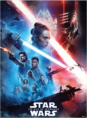 Produktbild von The Rise Of Skywalker Saga Leinwandbild Star Wars