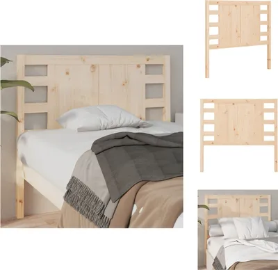 Produktbild von vidaXL Kopfteil 96x4x100 cm Massivholz Kiefer -  Kopf- & Fußenden
