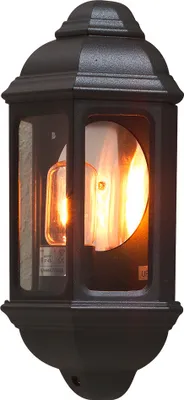 Produktbild von Konstsmide Cagliari Small schwarz lackiertes Aluminium, klares Glas 7011-750