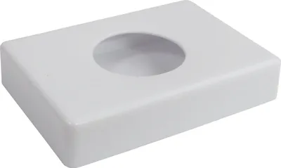 Produktbild von Medi-Inn® "Medi-Inn®" Halter 13,3 cm x 9,7 cm x 2,6 cm weiss für Hygienebeutelbox | Folie (1 Stück)