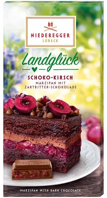 Produktbild von Niederegger Landglück Marzipan Tafel Schoko-Kirsch 110g