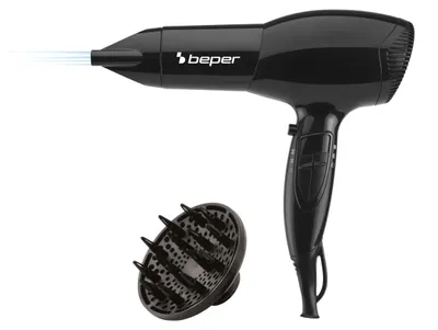 Produktbild von BEPER 40.979 Haartrockner 2000 Watt, mit Diffusor und Konzentrator im Lieferumfa