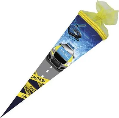 Produktbild von Nestler 43511336 - Schultüte Sonderkommando 35cm rund Tüllverschluss