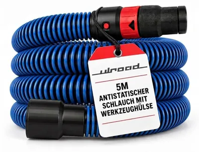 Produktbild von 5m Staubsaugerschlauch antistatisch passend für Nilfiks Wap Alto 58mm