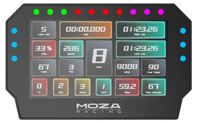 Productafbeelding van Moza Racing CM2 - Digitaal display voor stuurwiel