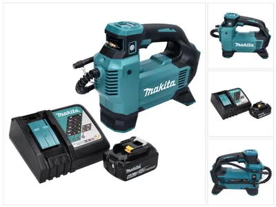 Produktbild von Makita DMP 181 RG1 Akku Kompressor 18 V 11,1 bar + 1x Akku 6,0 Ah + Ladegerät