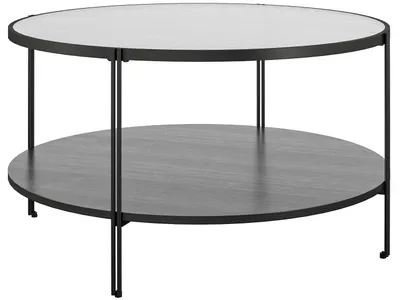 Produktbild von Rain - Runder Couchtisch Eiche Schwarz