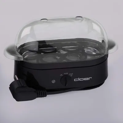 Produktbild von Cloer 6080 Eierkocher mit akustischer Fertigmeldung, 350 W, Schwarz