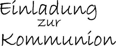 Produktbild von HEYDA 211800140 Stempel Kommunion/Konfirmation Einladung Kommunion