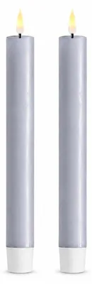 Immagine prodotto di Candela a bastoncino LED Deluxe Homeart con funzione timer Blu ghiaccio