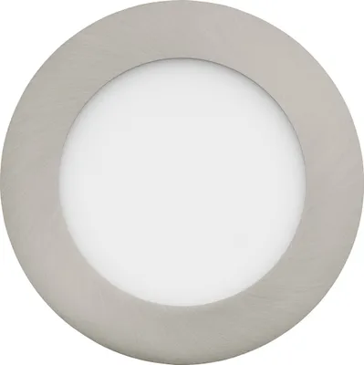 Produktbild von FUEVA-Z Einbauleuchte Einbaulampe Deckenlampe Deckenleuchte - H2,6 x Ø12 cm - nickel-matt - 5,4W inkl.