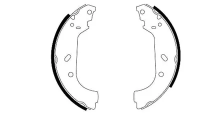 Produktbild von Textar Bremsbacken hinten für Citroen Fiat Lancia Peugeot