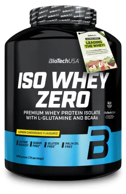 Image de Whey Isolate - Biotech USA - Iso whey zero (1816g) - Saveur Cheesecake Citron