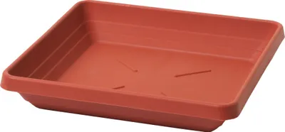 Obrázok produktu pre Plastia miska štvorhranná Lotos - terakota 50x50