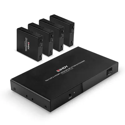Immagine prodotto di LINDY 70m 4 porte Cat.6 HDMI 4K60 Estensore splitter