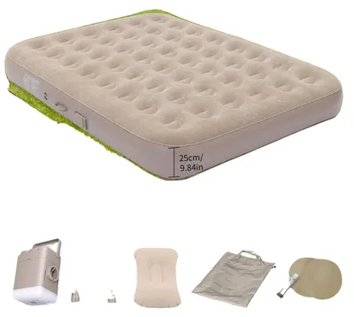 Obrázek produktu pro Nafukovací matrace, inteligentní pumpa, přenosný design, dvojlůžková