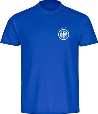 Produktbild von multifanshop Herren T-Shirt - Deutschland - Adler Retro, blau, Größe XXL