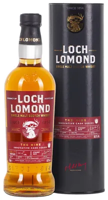 Produktbild von Loch Lomond The Nine #7 - Innovative Cask Series - Vintage 2017 - Heavily Peated - First Fill Bourbon Barrel - Single Malt Scotch Whisky