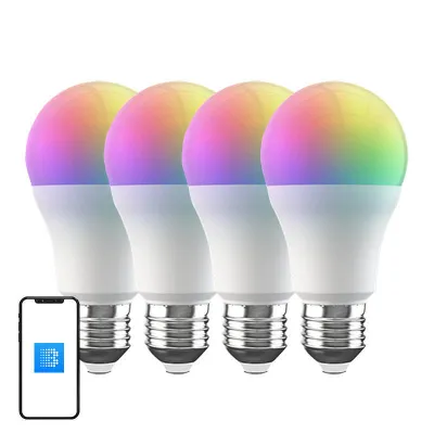 Immagine prodotto di BroadLink Smart BLU LED RGB Broadlink LB4E27 bulb (4-pack)
