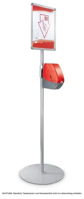 Teleskop-Verlängerungsrohr-Set FS902, Stahl, silbergrau, 1 Stück
