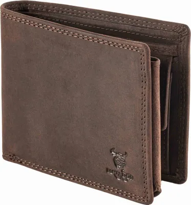 Produktbild von MATADOR OVIEDO RFID Herren Leder Geldbörse Portemonnaie Geldbeutel Dunkel Braun