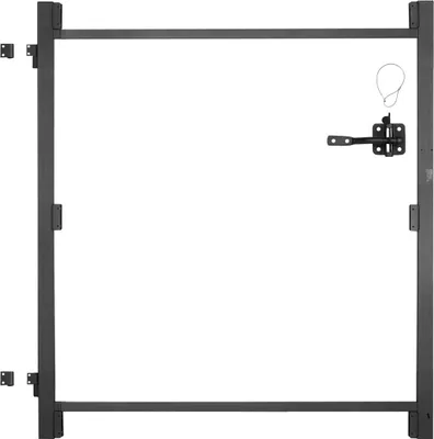Image de Kit de construction de portail Convient aux ouvertures de 40 à 72 pouces de large et aux clôtures de 4 à 5 pieds de haut