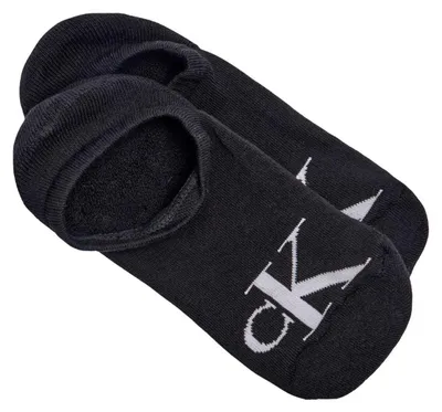Image de Calvin Klein - Chaussettes fines pour homme (lot de 2) NA1363 (43 EU - 47 EU) (noir)