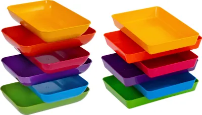 Produktbild von Betzold Materialschalen aus biobasiertem treeNside-Material, 6er-Set, Farbe: Farbset 1, Größe: groß