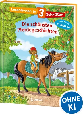 Produktbild von Lesenlernen in 3 Schritten - Die schönsten Pferdegeschichten