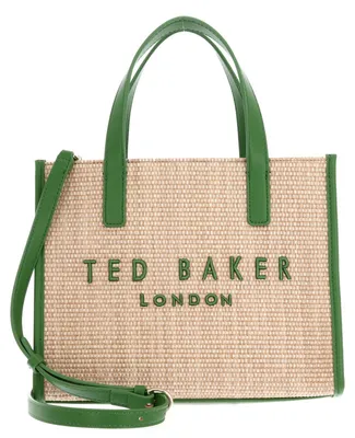 Produktbild von Ted Baker Handtasche Umhängetasche Paolina Faux Raffia Small Icon Bag Green beige