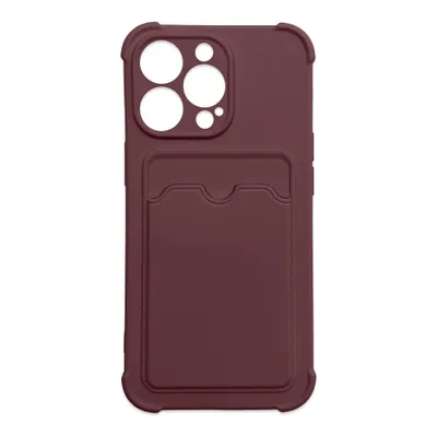 Produktbild von Card Armor Case für Samsung Galaxy A22 4G Card Wallet Silikon Armor Case Air Bag Himbeere