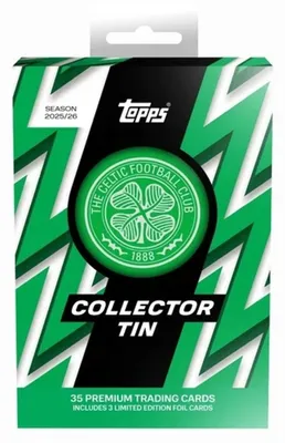 Image de Topps CELTIC FC Club Topps Collector’s Tin 2025/2026 35 PREMIUM CARDS
