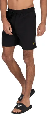 Produktbild von Lyle & Scott Herren Einfarbige Badeshorts, Schwarz XL