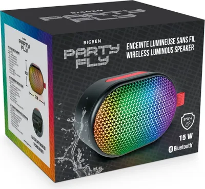 Produktbild von Bigben Bluetooth portabler Lautsprecher Party Fly Disco Licht AU389418
