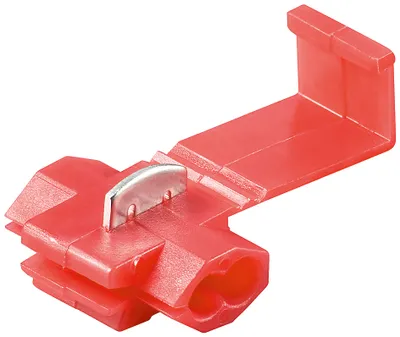 Image de Goobay 17014 Connecteur rapide, rouge, rouge - pour taille de câble : 1,5 mm - 2,5 mm², 10 A