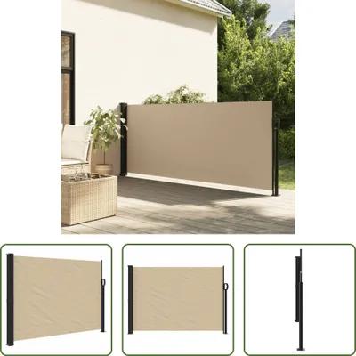 Image de The Living Store Store latéral extensible Beige 140x600 cm