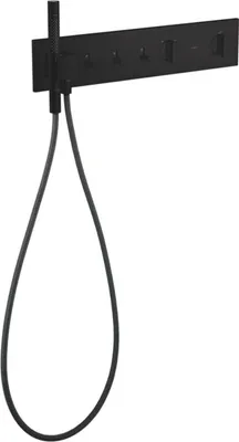 Obrázek produktu pro AXOR ShowerComposition Termostatický modul 540/110 pro skrytou instalaci pro 3 funkce Matná černá, 12572670