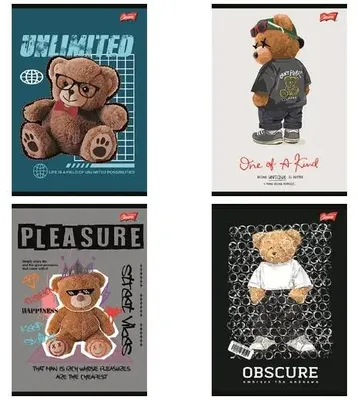 Immagine prodotto di Quaderno A5/60 fogli a quadretti Unlimited Bear (10 pezzi) - UNIPAP